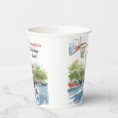 Birthday Bash: Hoops und Hype Pappbecher (Links)