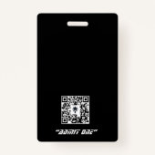 Birthday Bash - individuell anpassbares Einladungs Ausweis (Rückseite)