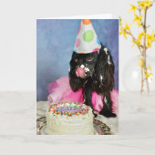 Birthday Bash Karte (Gelbe Blume)