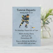 Birthday Bash on Ice Einladung (Stehend Vorderseite)