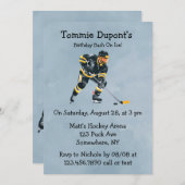 Birthday Bash on Ice Einladung (Vorne/Hinten)