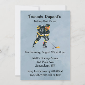 Birthday Bash on Ice Einladung
