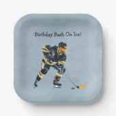 Birthday Bash on Ice Pappteller (Vorderseite)