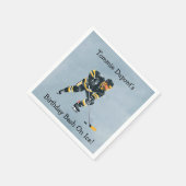 Birthday Bash on Ice Serviette (Ecke)