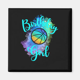 Birthday Basketball Girl Magnet