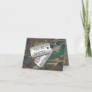 Birthday Battalion Birthday Party Invitations Einladung