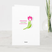 Birthday Baum klingelt Karte (Rückseite)