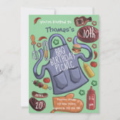 Birthday bbq picnic Invitation Einladung (Vorderseite)