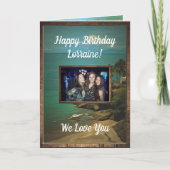 Birthday Beach Dream with Friends 0026 Karte (Vorderseite)