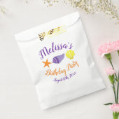 Birthday Beach Pool Party Summer Seashells Geschenktütchen (Versiegelt)