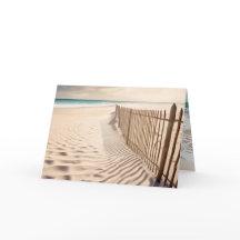 Birthday Beach Zaun in Sand