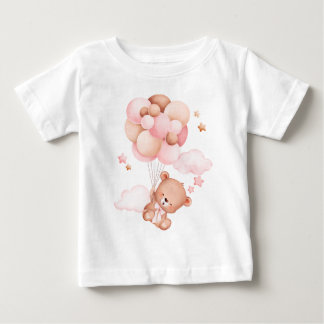 Birthday Bear Bash: Ballon Celebration Kleinkind Baby T-shirt