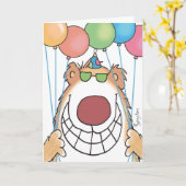BIRTHDAY BEAR KARTE (Gelbe Blume)