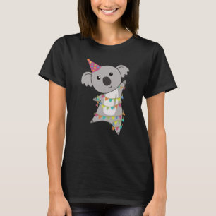 Birthday Bear Koala Bear Bear Garland T - Shirt