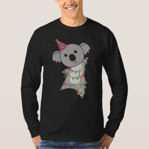 Birthday Bear Koala Bear Bear Garland T - Shirt