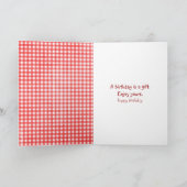 Birthday Bear mit Rag Doll Karte (Innenseite)