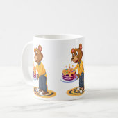 Birthday Bear Surprise Kaffeetasse (Vorderseite Links)