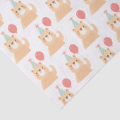 Birthday Bear Tissue Paper Seidenpapier (Ausschnitt)