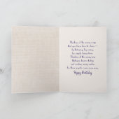 Birthday Bear und Balloons für Tante Karte (Innenseite)