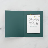 Birthday Bear With Fireflies In Jar Karte (Innenseite)