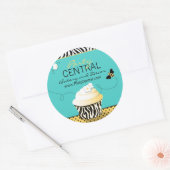 Birthday Bee Business Sticker (Umschlag)