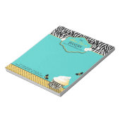 Birthday Bee Mini Notepad Notizblock (Rotiert)