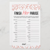 Birthday Beende ihr Phrase Geburtstagsspiel (Vorne/Hinten)