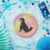 Birthday Bernese Mountain Dog Pappteller (Party)