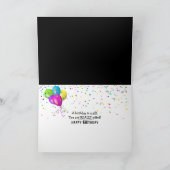 Birthday Bers und Confetti Karte (Innenseite)