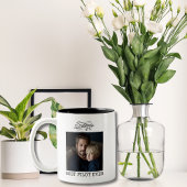 Birthday Best Pilot Ever 2 Photos Airplane Clouds  Zweifarbige Tasse