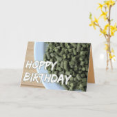 Birthday Bierbrauer Karte (Gelbe Blume)