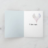 Birthday Big Ewe Watercolor Karte (Innenseite)