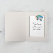 Birthday Bingo Card Karte (Innenseite)