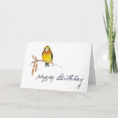 Birthday Bird Karte (Vorderseite)
