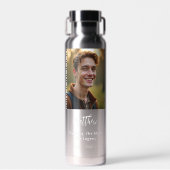 Birthday Black Foto Man Mythos Legende Trinkflasche (Vorne)