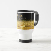 Birthday Black Gold Reisebecher (VorderseiteRechts)