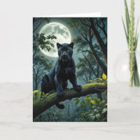 Birthday Black Panther in Moonlight