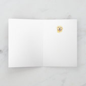 Birthday Blank Watercolor Golden Retriever Dog Karte (Innenseite)