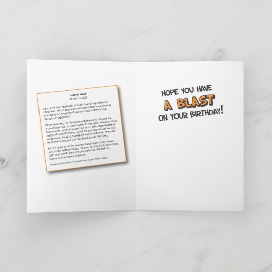 Birthday Blast Karte (Innenseite)