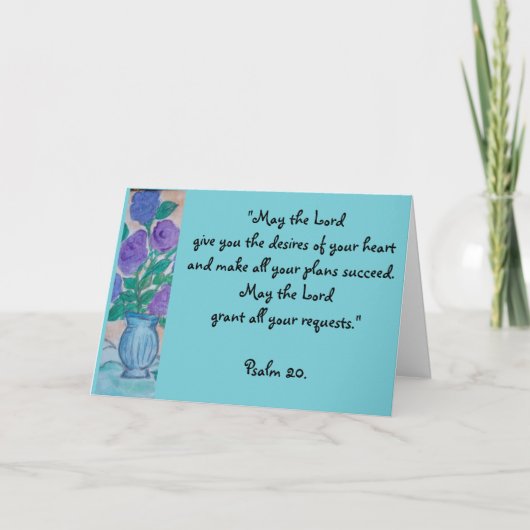 Birthday Blessing Karte (Vorderseite)