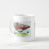 Birthday Blimp und Blue Birds Kaffeetasse (Vorderseite Links)