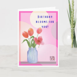 Birthday Blooms Card Karte