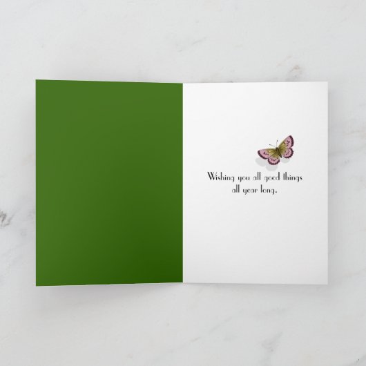 Birthday Blossom Karte (Innenseite)