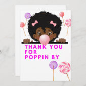 Birthday Blowout Danke Karte (Vorne/Hinten)