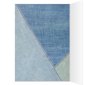 Birthday Blue Denim Heart (Innen (Links))