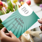 Birthday Blue Male Modern Birthday Einladung