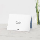 Birthday Bluebirds on Faucet Karte (Rückseite)