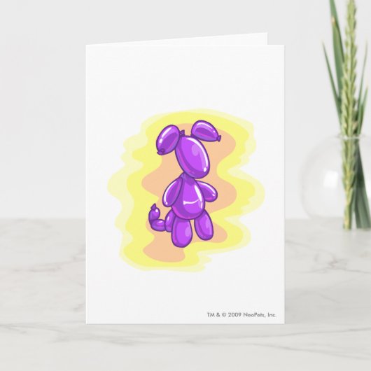 Birthday Blumaroo Karte (Vorderseite)