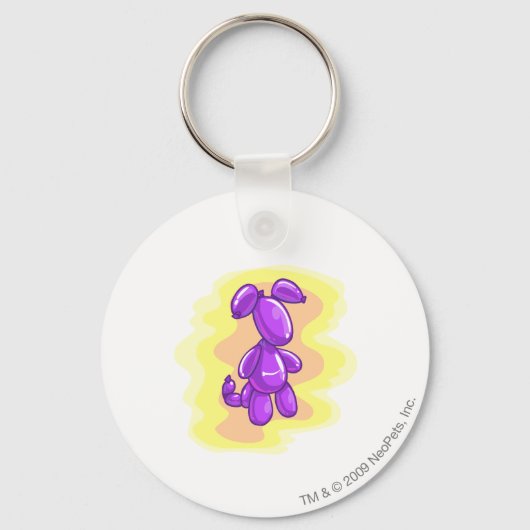 Birthday Blumaroo Schlüsselanhänger (Vorderseite)