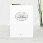 Birthday Bokeh Party Lights Karte (Rückseite)